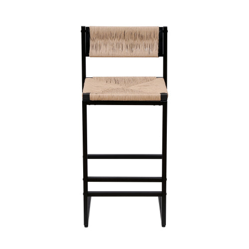 Honey Woven Bar Stools – Set of 2