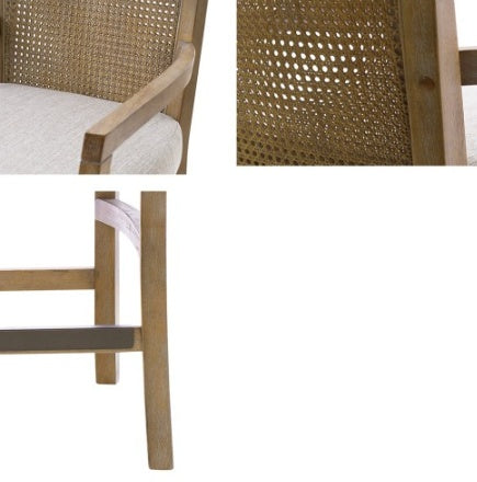 Cane Back Counter Stool