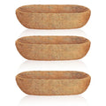 Set of 3 Coconut Coir Trough Planter Liners – 36″