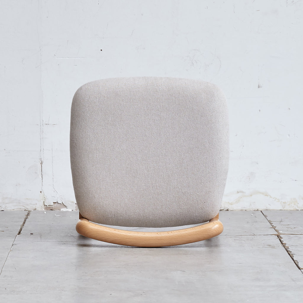 Natural Wood Vanity & Accent Stool