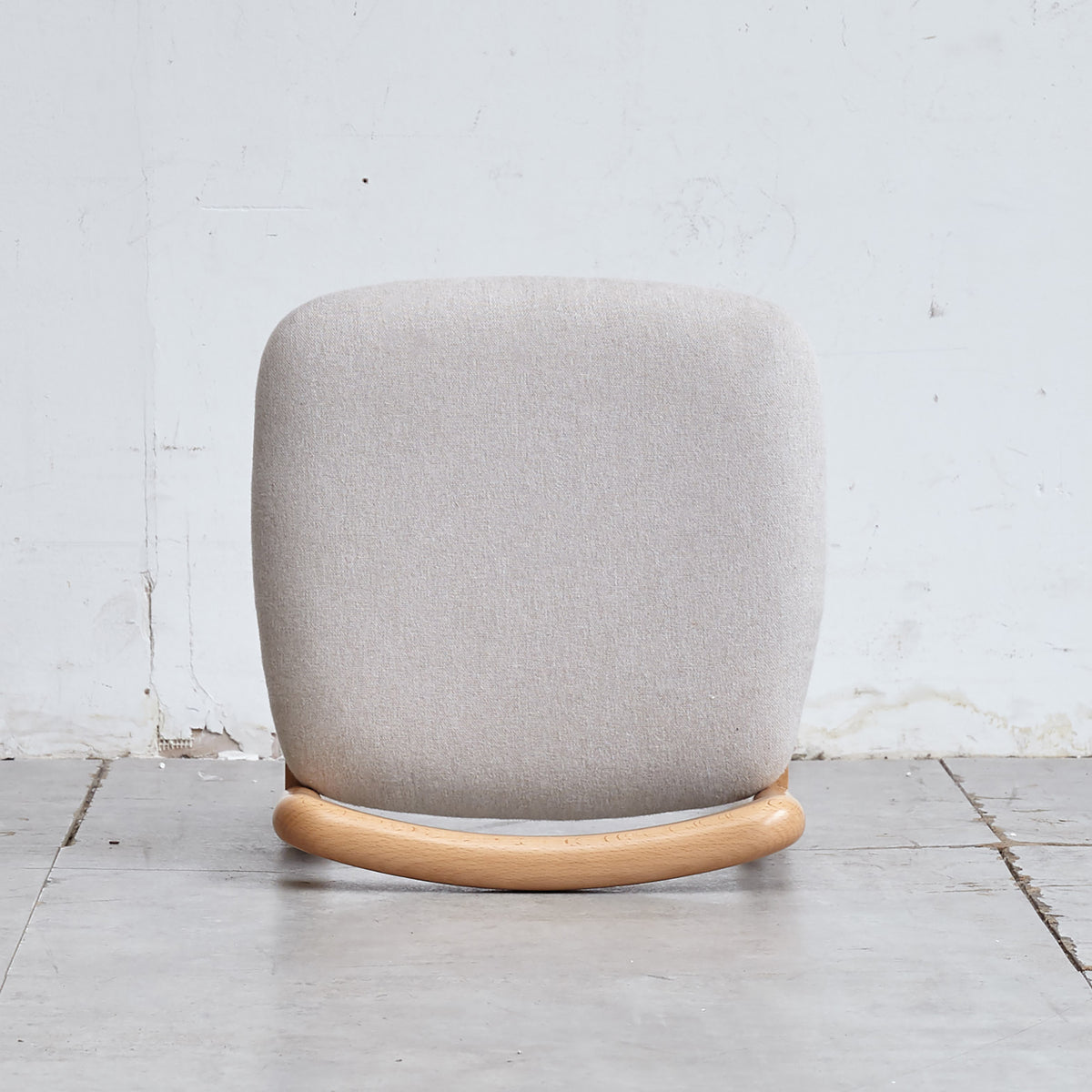 Natural Wood Vanity & Accent Stool