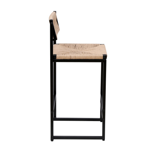 Honey Woven Bar Stools – Set of 2
