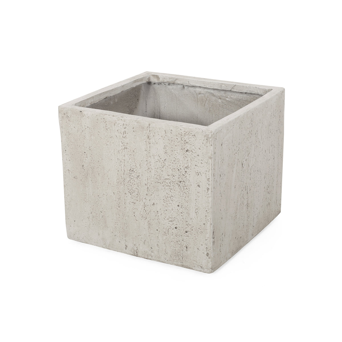 Ella Magnesium Oxide Planter Box – White, 22″