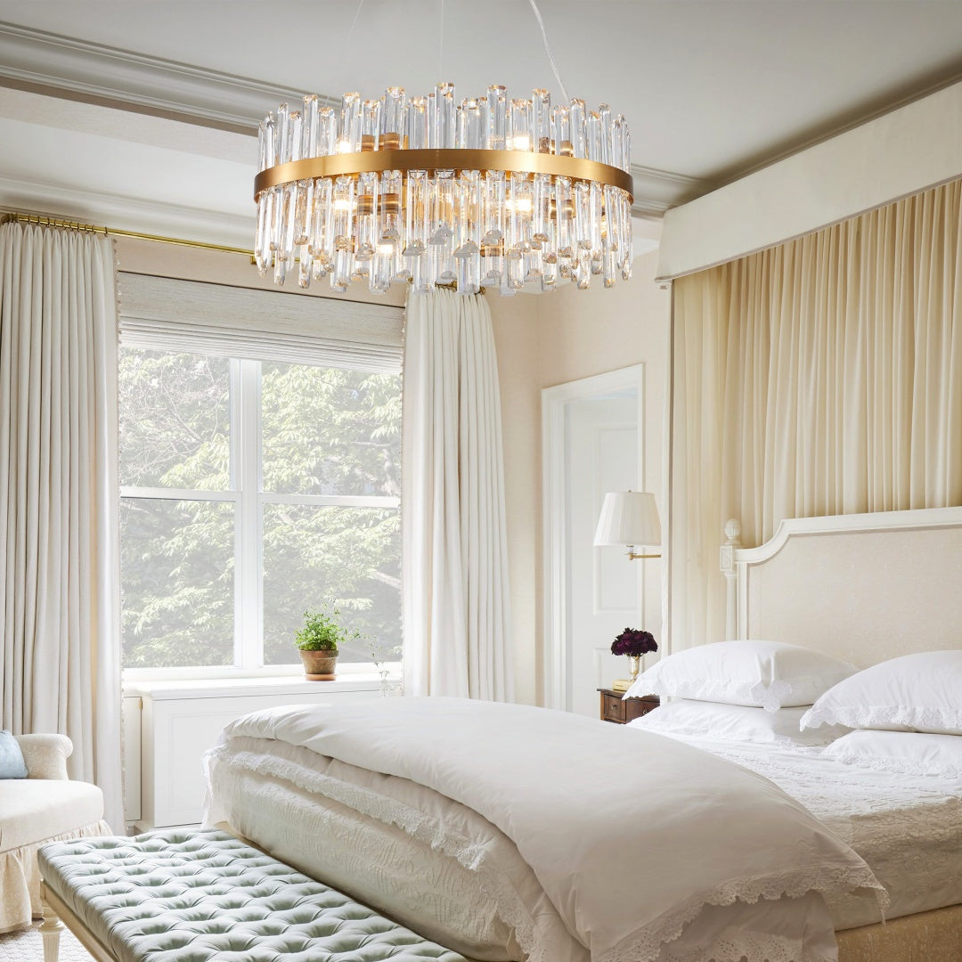 23.6" Modern Crystal Chandelier