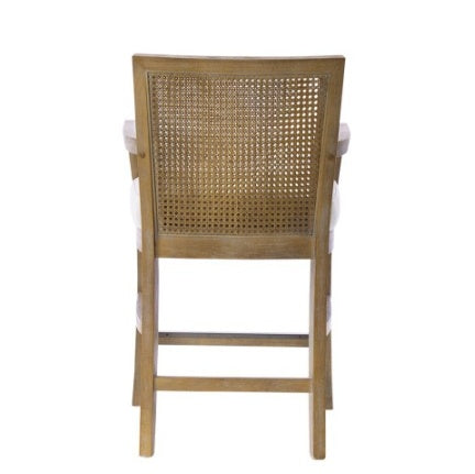 Cane Back Counter Stool
