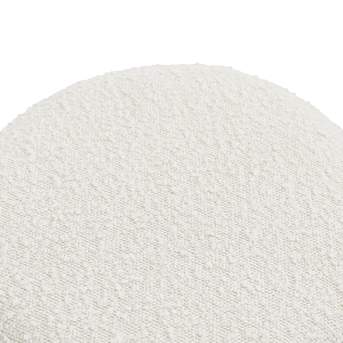 Wesley Ivory Bouclé Stool