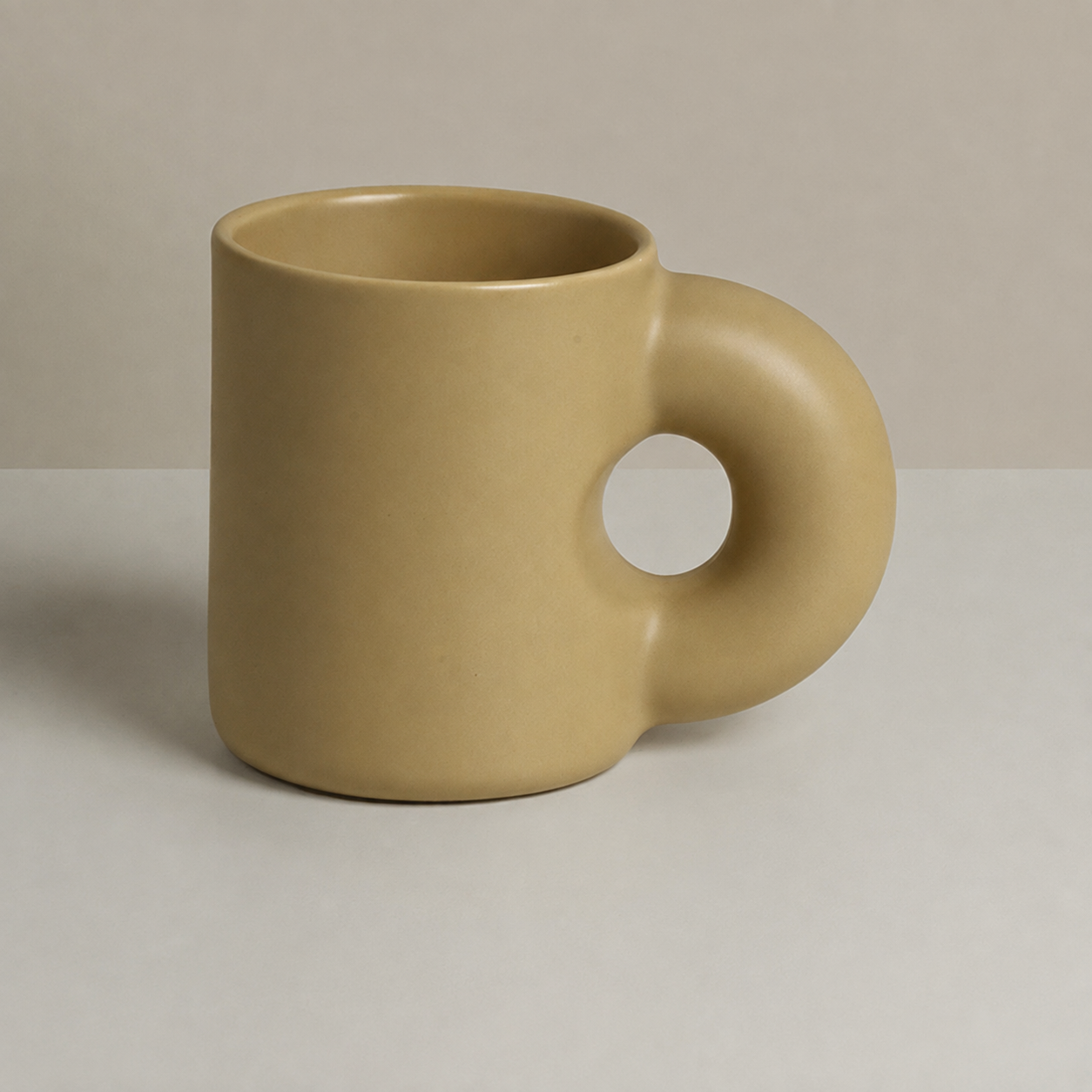 Nordic Ceramic Fat Mug Collection
