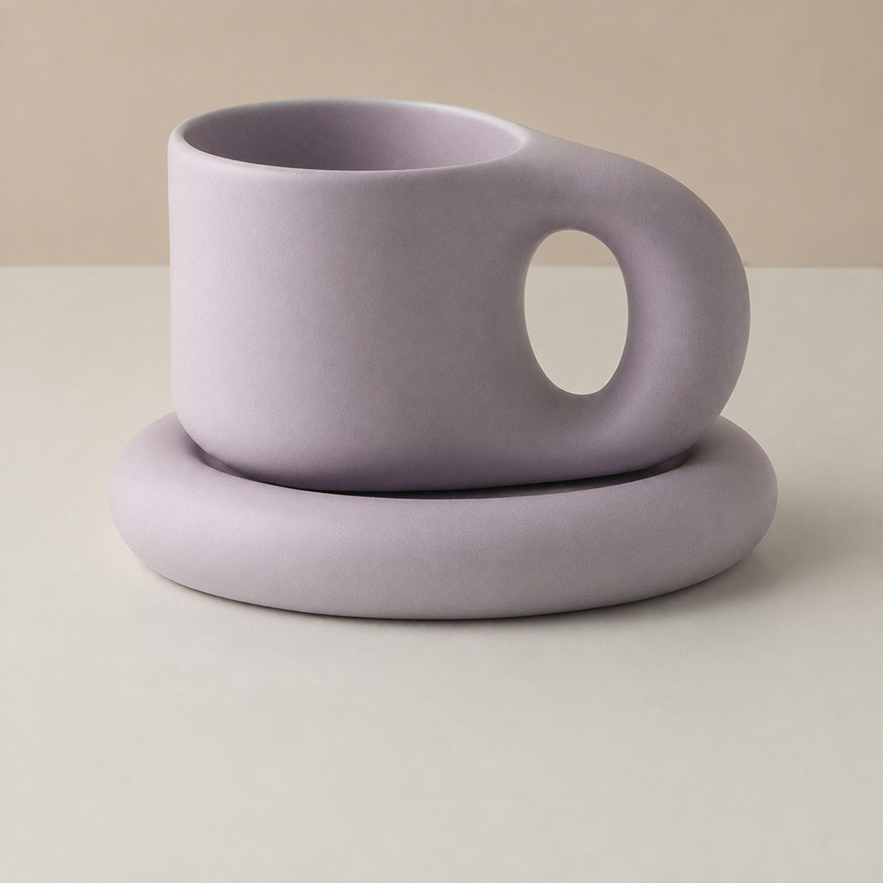 Nordic Ceramic Fat Mug Collection