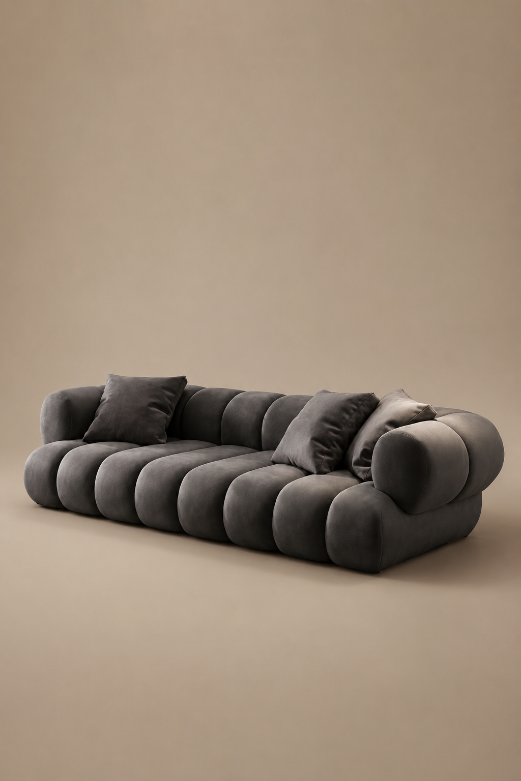 Modern Velvet L-Shaped Modular Sectional Sofa