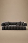Modern Velvet L-Shaped Modular Sectional Sofa