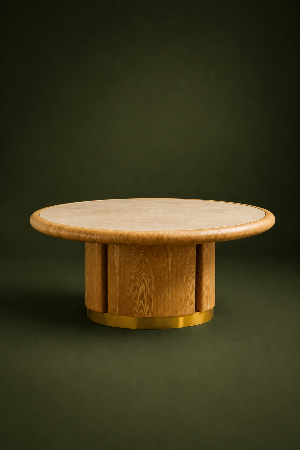 Natural Round Coffee Table