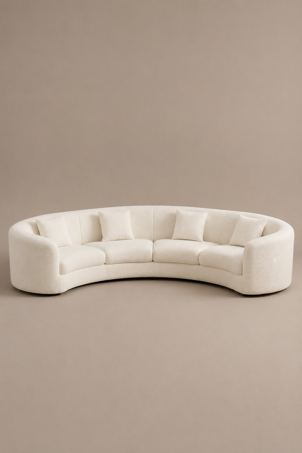 The Monroe Curved 4-Seat Sofa