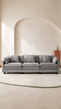 Haven Gray Chenille Cloud Sofa