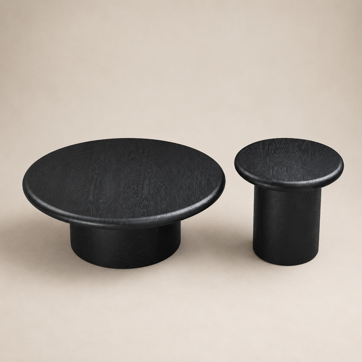 Sable 2-Piece Round Coffee Table Set