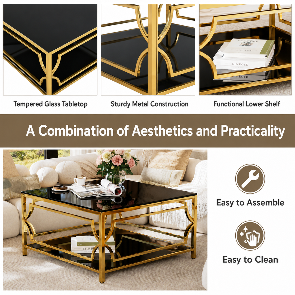 Bellamy Glass Coffee Table