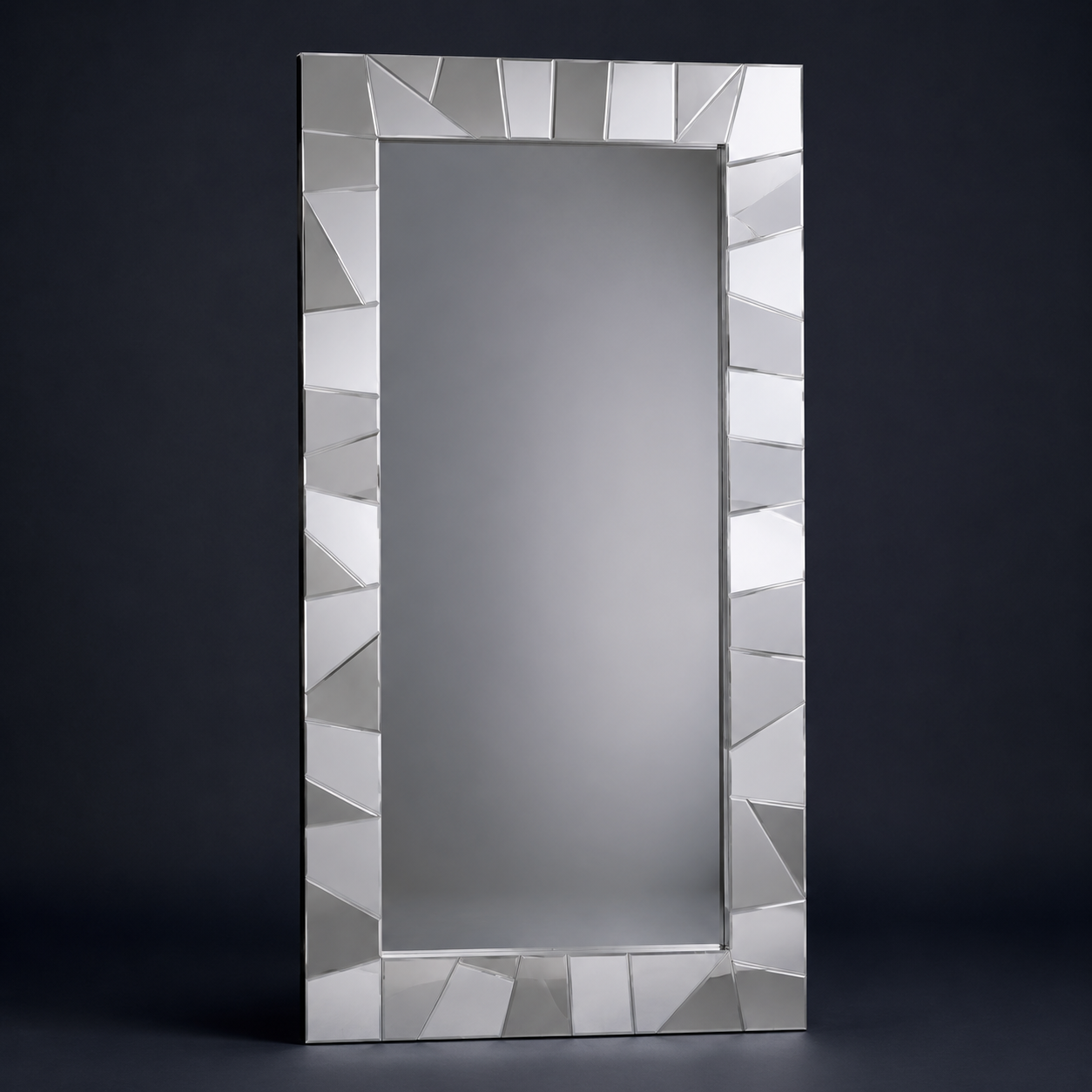 Silver Oversized Full Length Floor Mirror