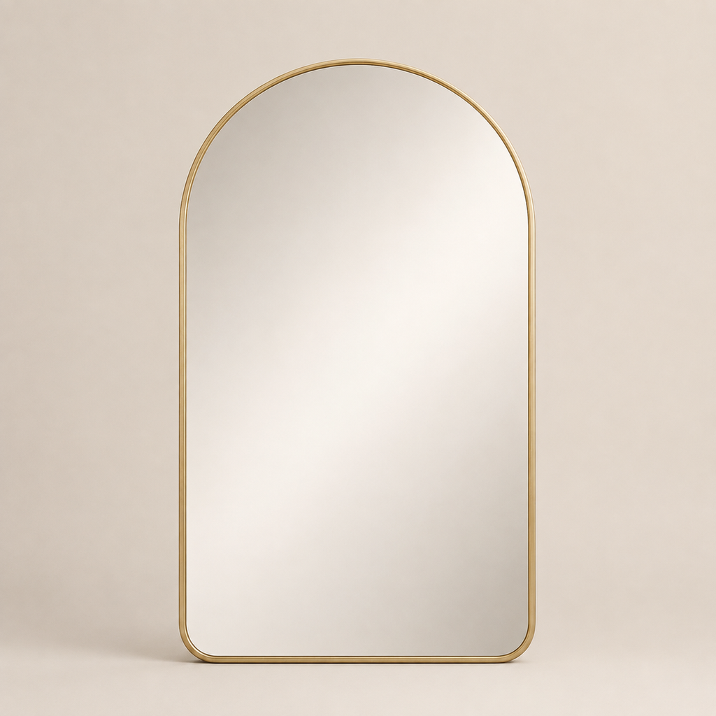Modern Minimalist Arched Wall Mirror
