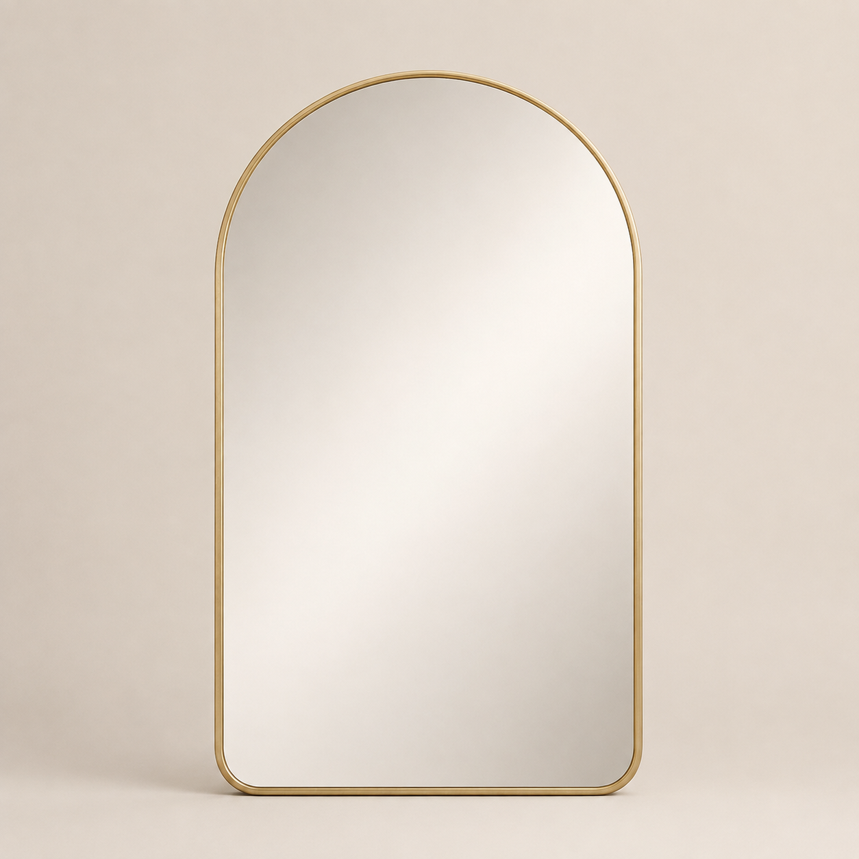 Modern Minimalist Arched Wall Mirror