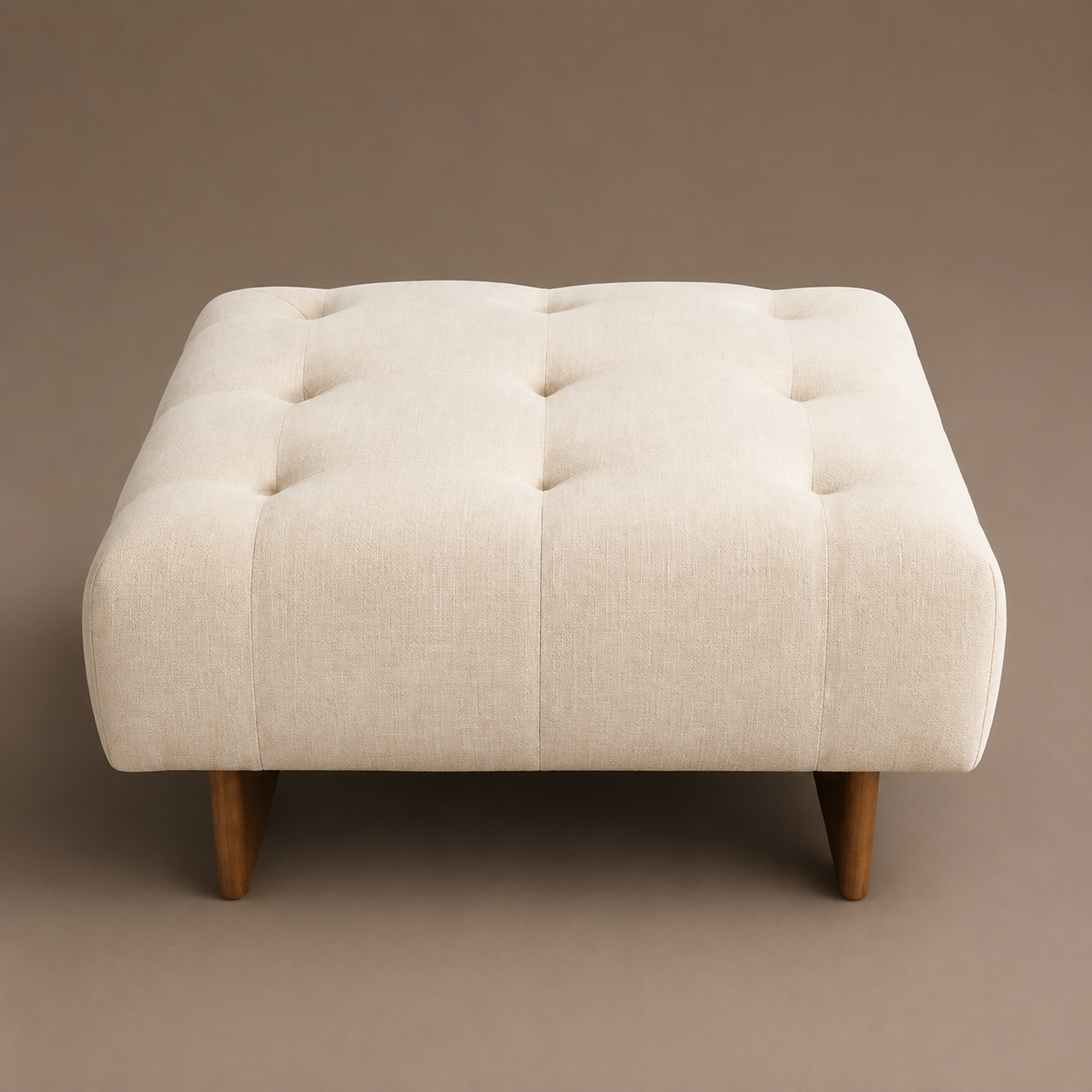 Ivory Haven Tufted Ottoman