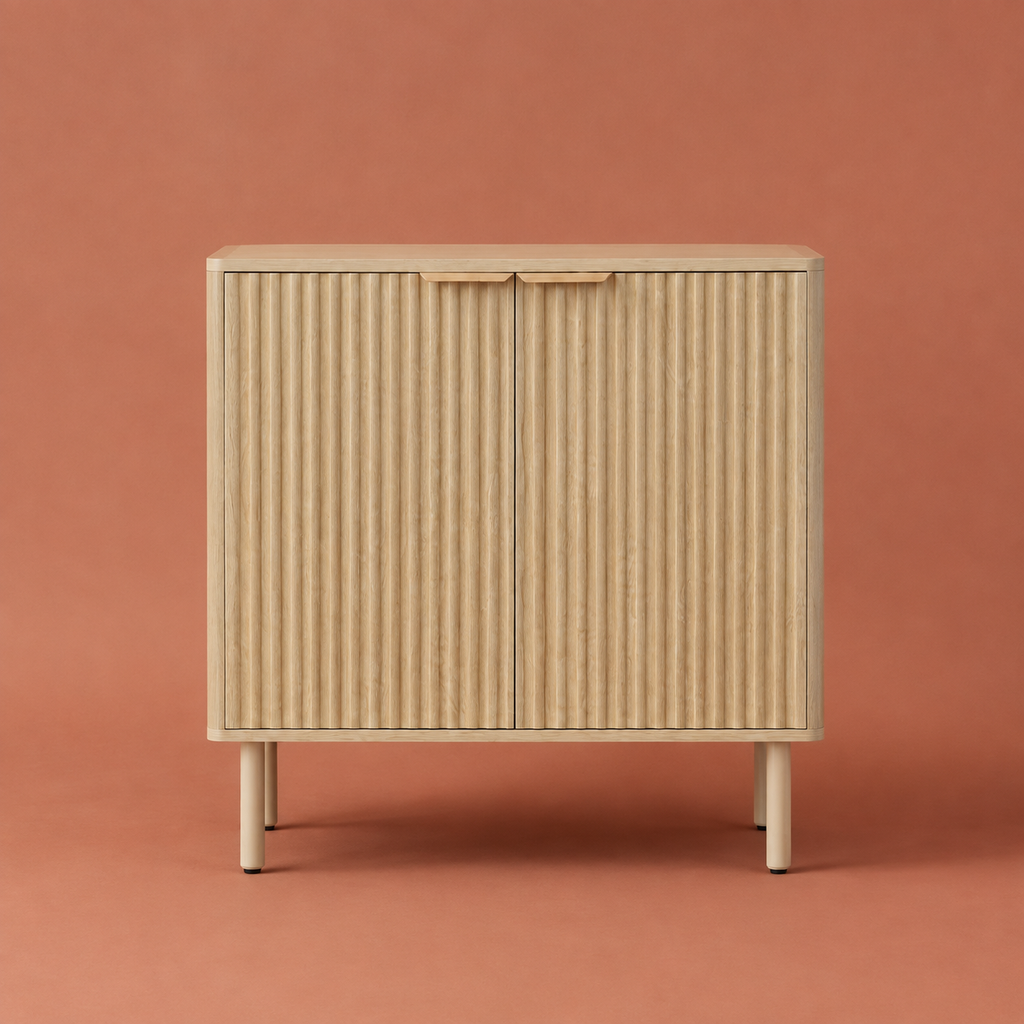Modern Mid-Century Oak Cabinet