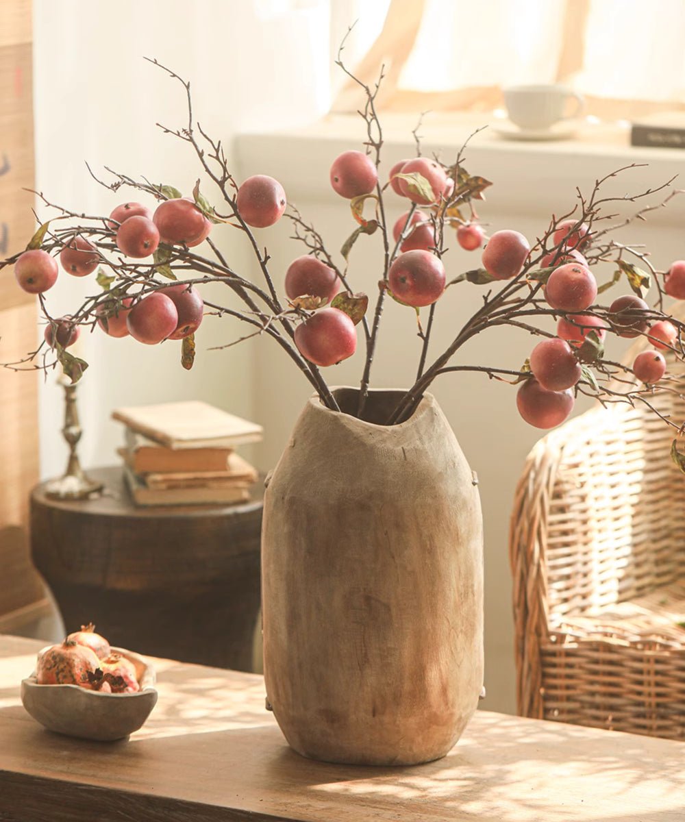 Homestead Solid Wood Décor Vase (Shipping fees may apply)-1