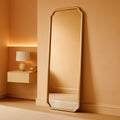 65x22 Inch Full Body Mirror Quality Rustic Solid Wood-0