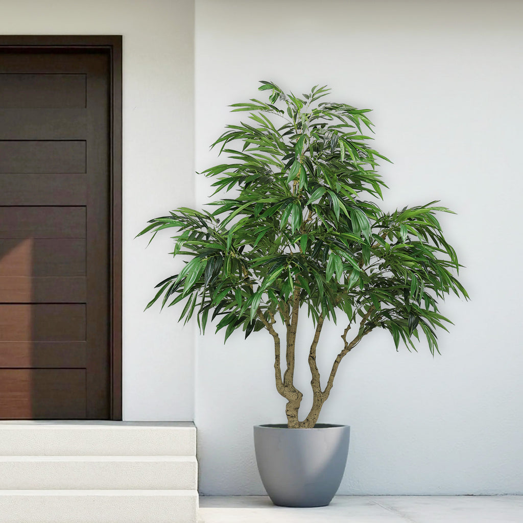 7′ Artificial Willow Tree in Black Pot