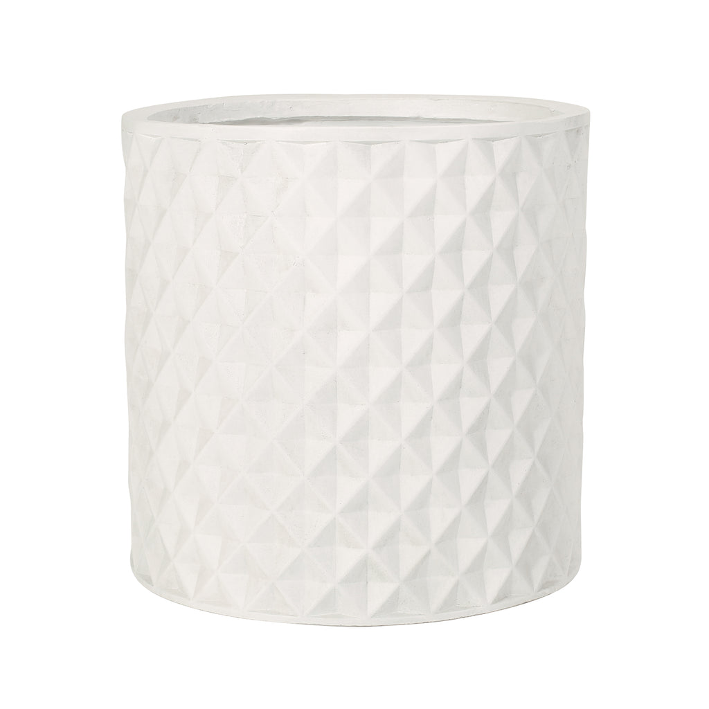Tall Magnesium Oxide Planter – Antique White