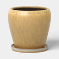 Ceramic Planter with Reactive Glaze – Beige, 6″