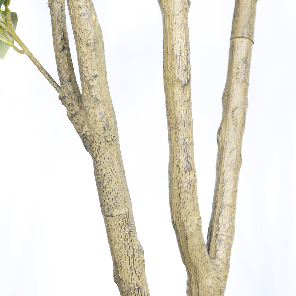 6′ Artificial Olive Tree in Black Pot
