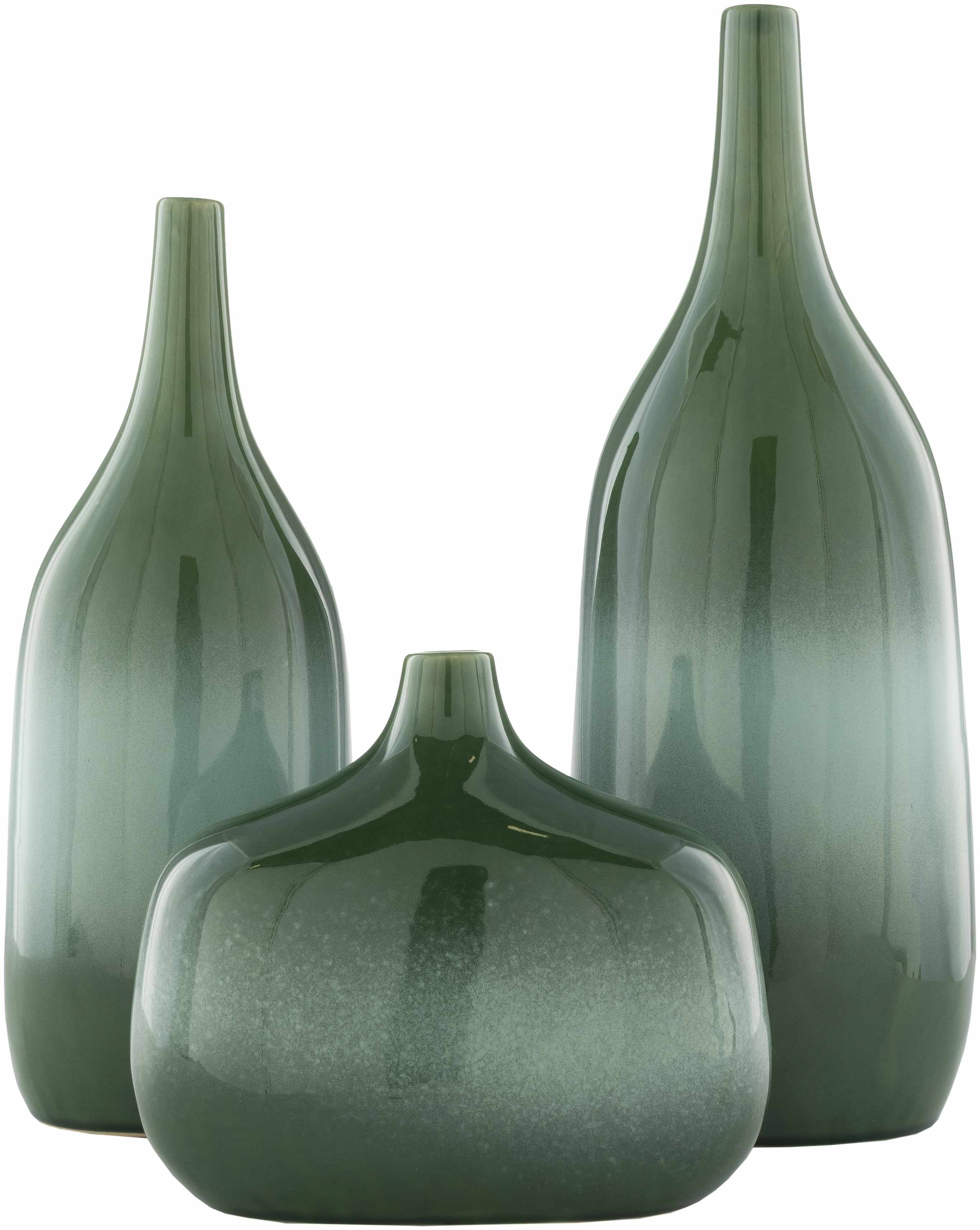 Cinigiano Green Outdoor Vase-0