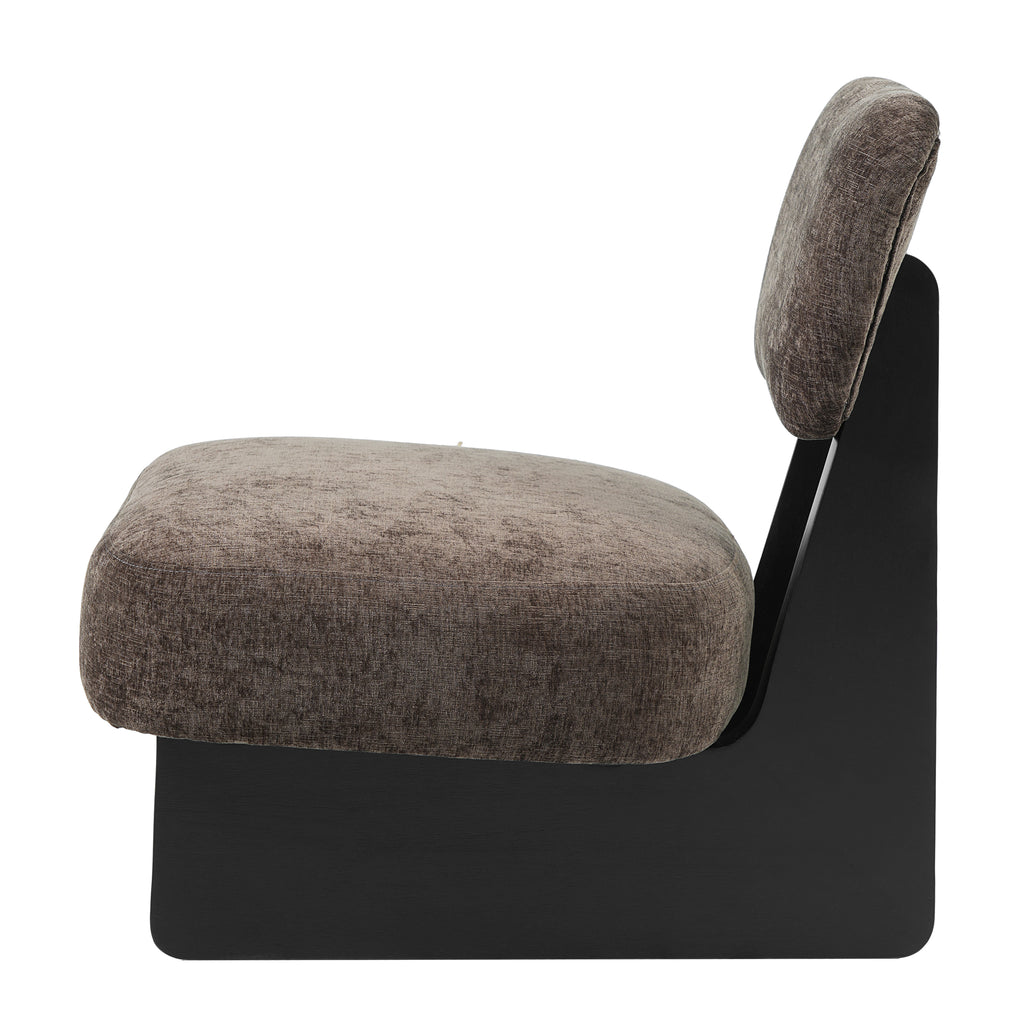 Modern Brown Lounge Chairs – Set of 2