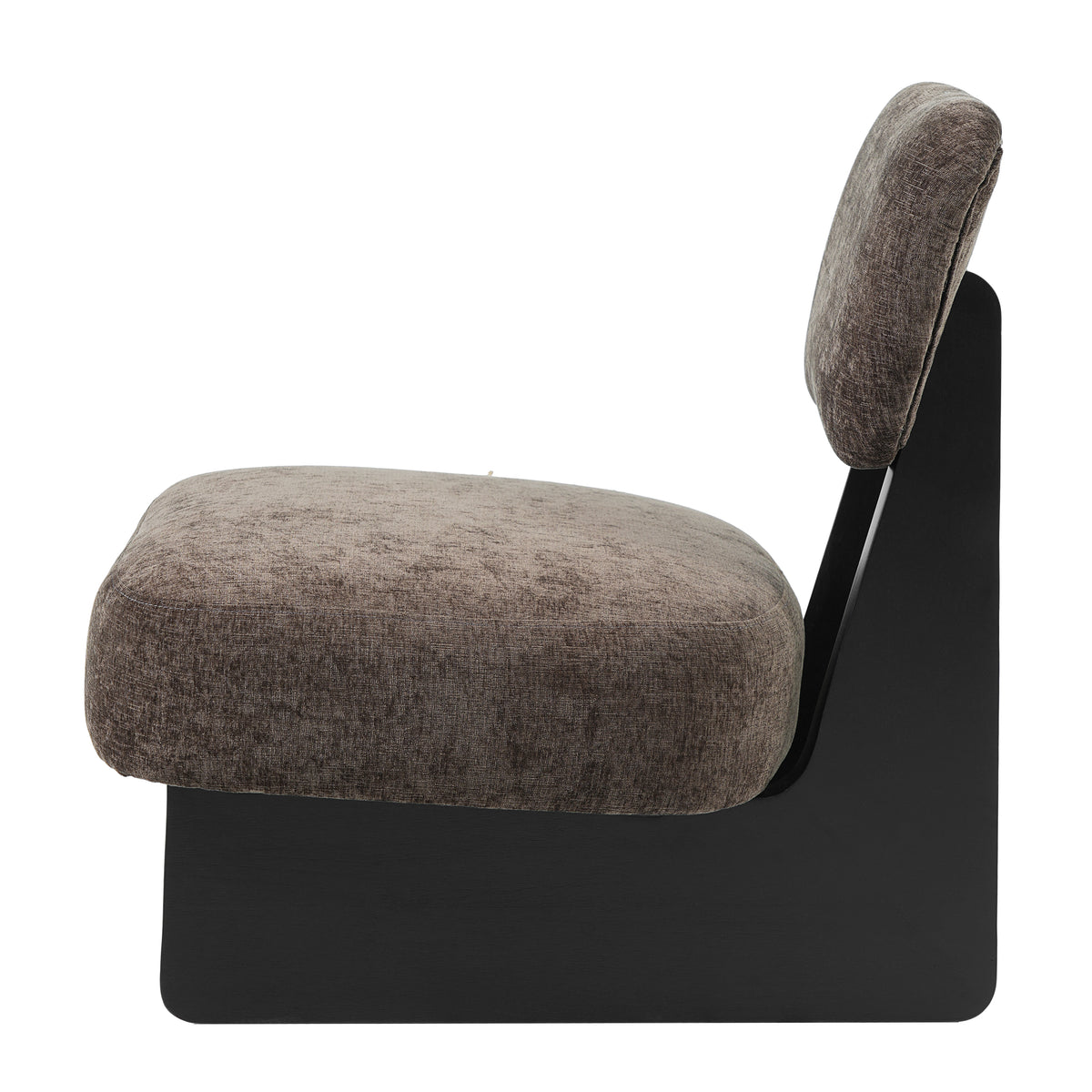 Modern Brown Lounge Chairs – Set of 2