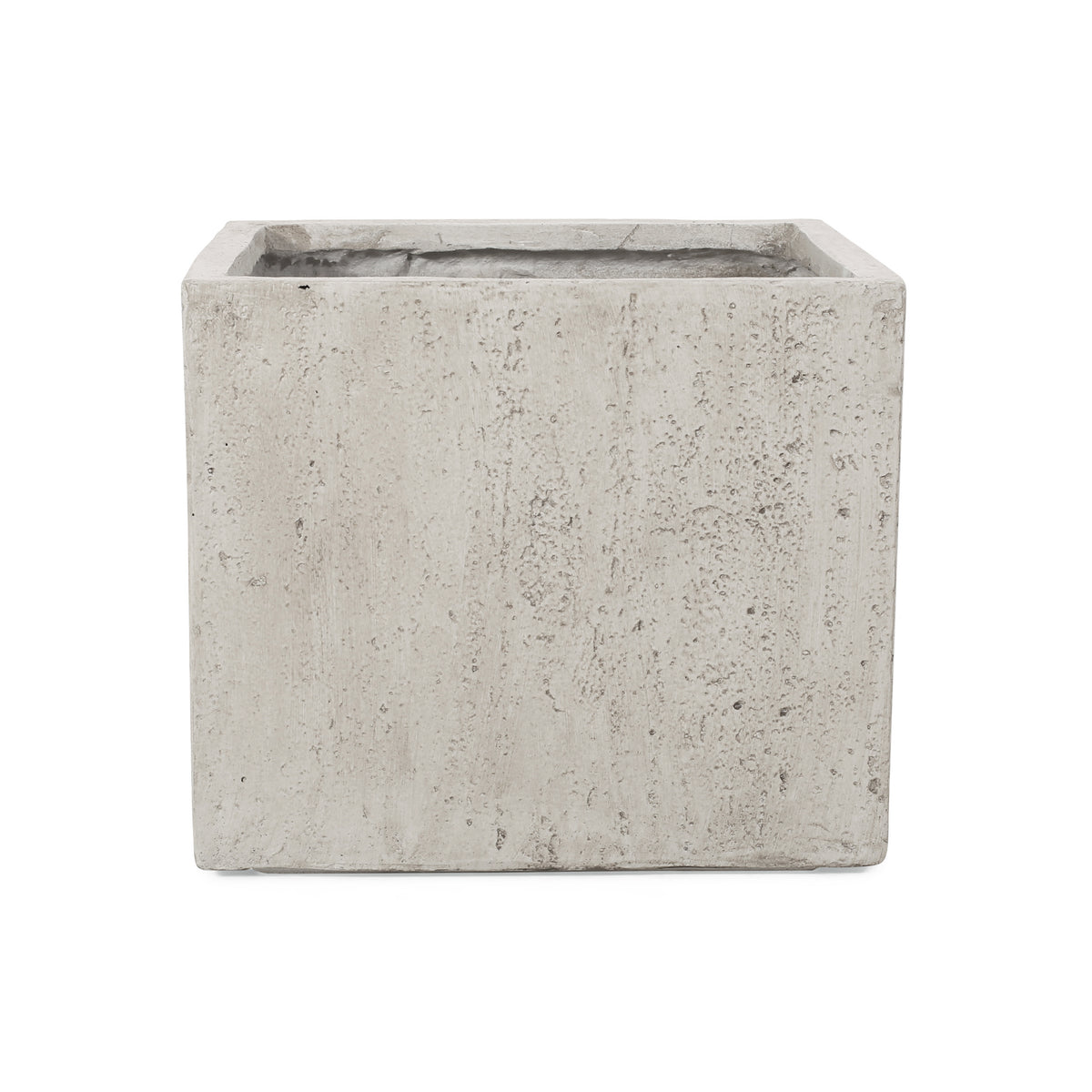 Ella Magnesium Oxide Planter Box – White, 22″