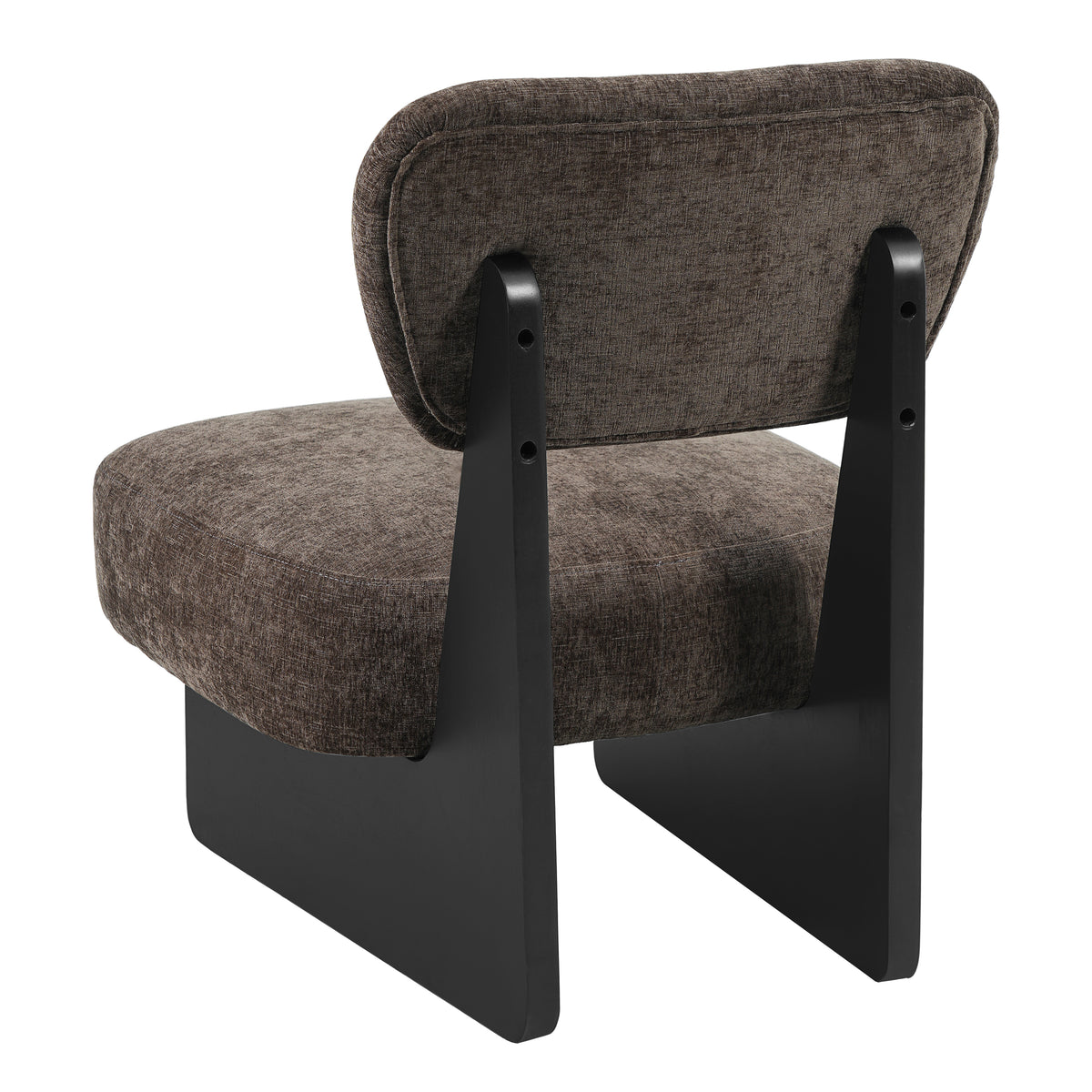 Modern Brown Lounge Chairs – Set of 2