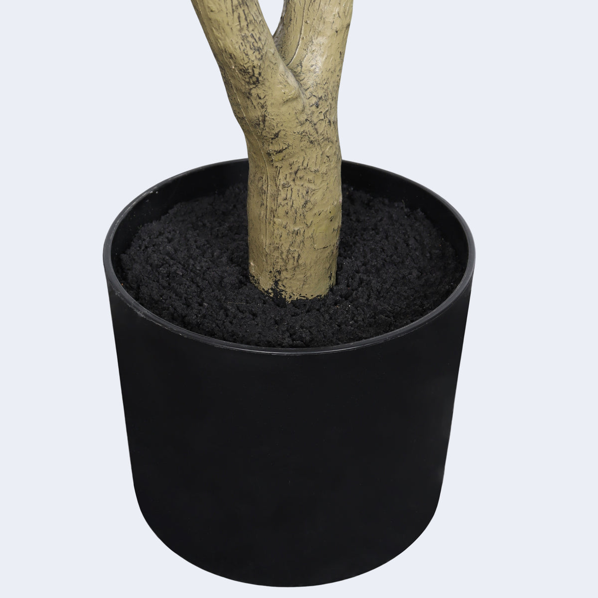 6′ Artificial Olive Tree in Black Pot