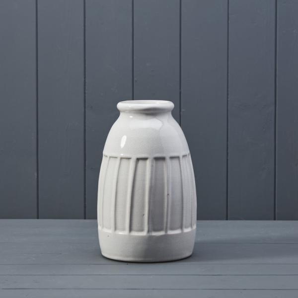 White Ceramic Vase-1