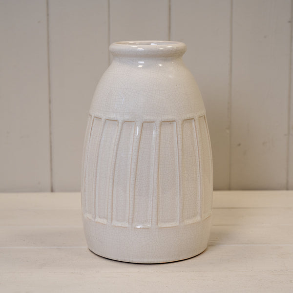 White Ceramic Vase-2